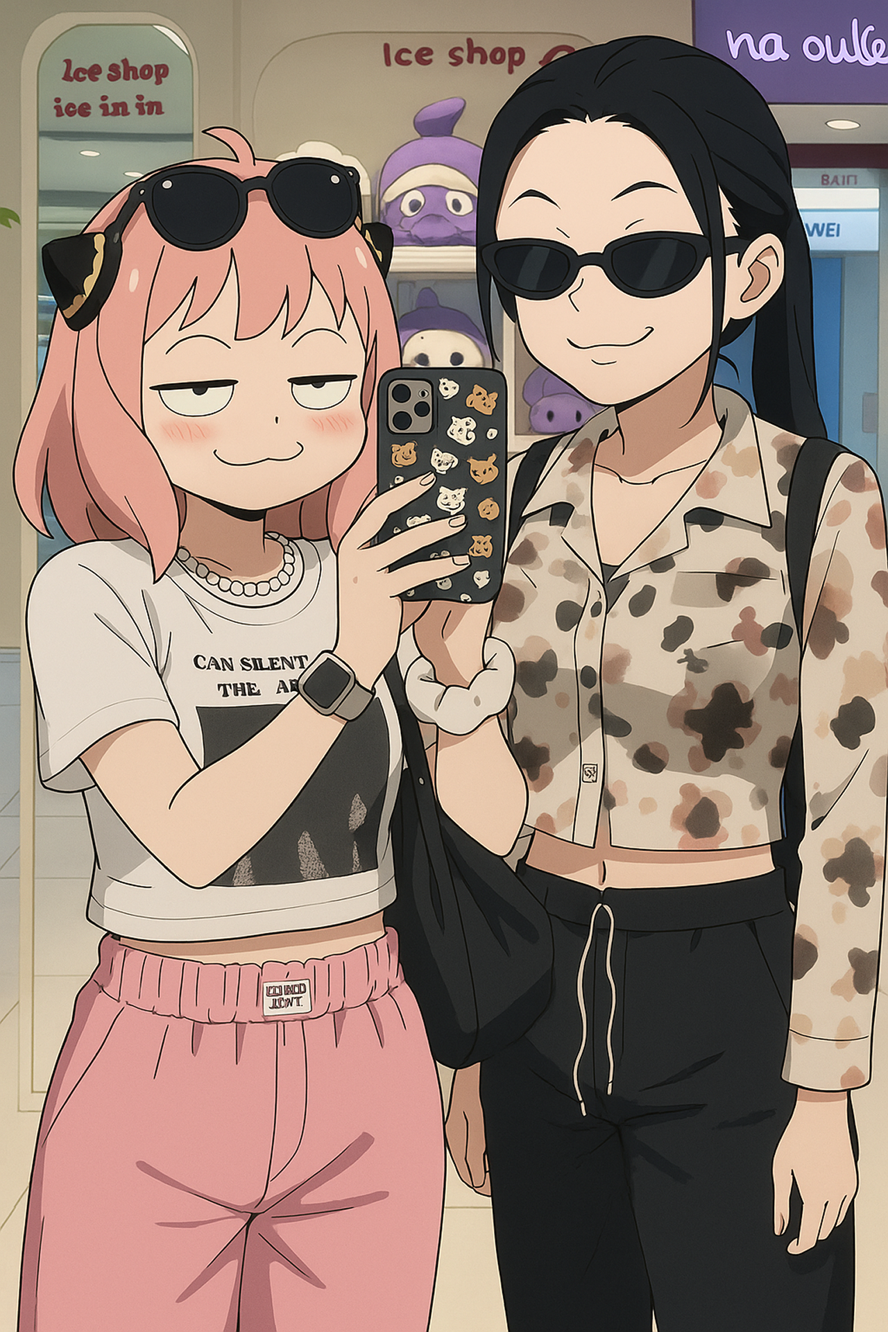 Make me Anya Smug Face anime style